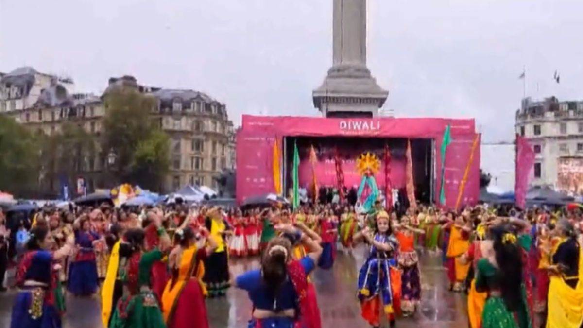 london mayor sadiq khan organises annual diwali celebration at trafalgar square