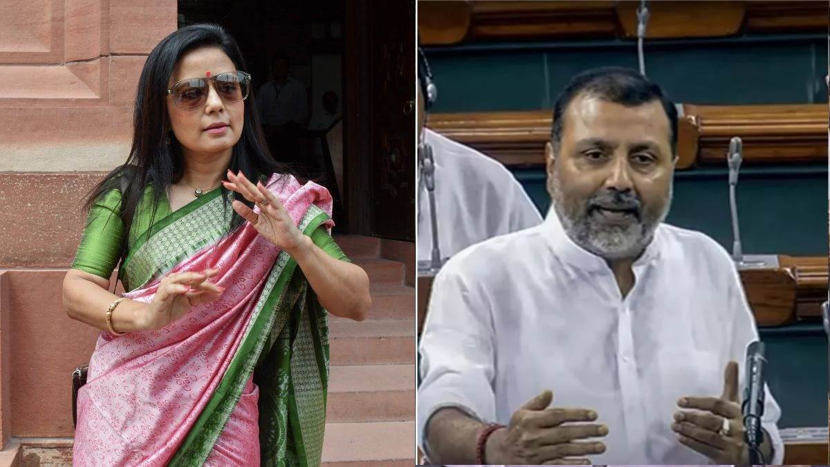 nishikant dubey raised questions on mahua moitra by showing government documents he says this is a bigger issue than the cash for questions of 2005 support us in the interest of the country