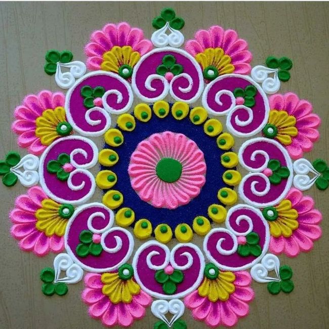 दीवाली पर इन Rangoli Designs से बढ़ाएं घर की खूबसूरती, लक्ष्मी-गणेश का ...