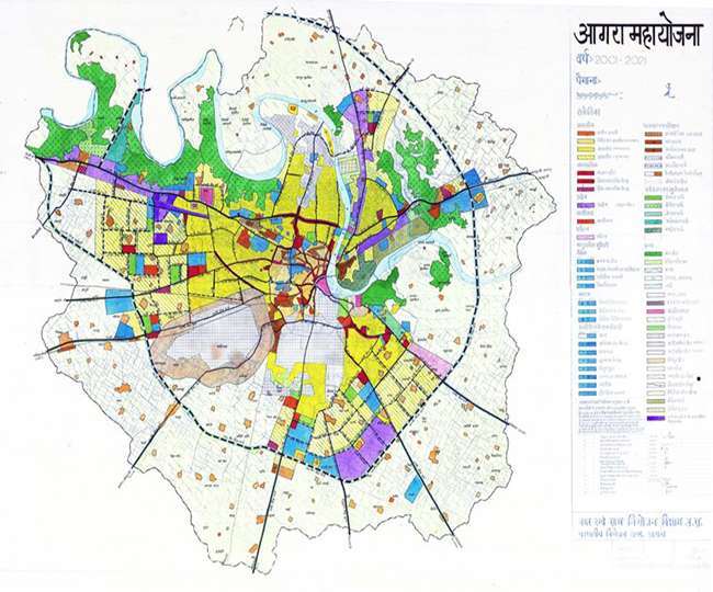 आगरा मास्टर प्लान से हटेगा यूपीएसआइडीए क्षेत्र।