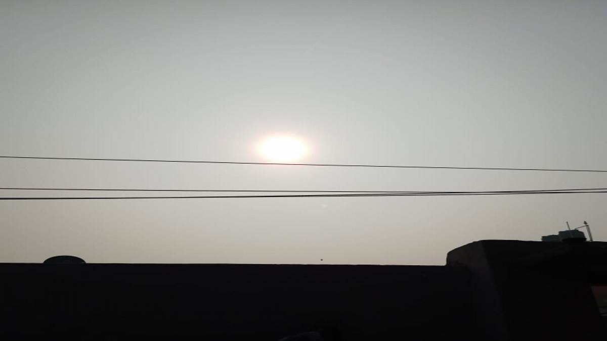 winds blowing since morning increased cold weather