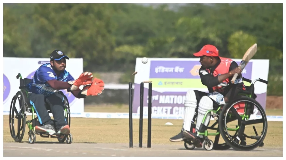 Rajasthan: व्हील चेयर नेशनल क्रिकेट चैंपियनशिप, उत्तर प्रदेश टीम ने बनाए रिकार्ड 310 रन, हिमाचल को हराया