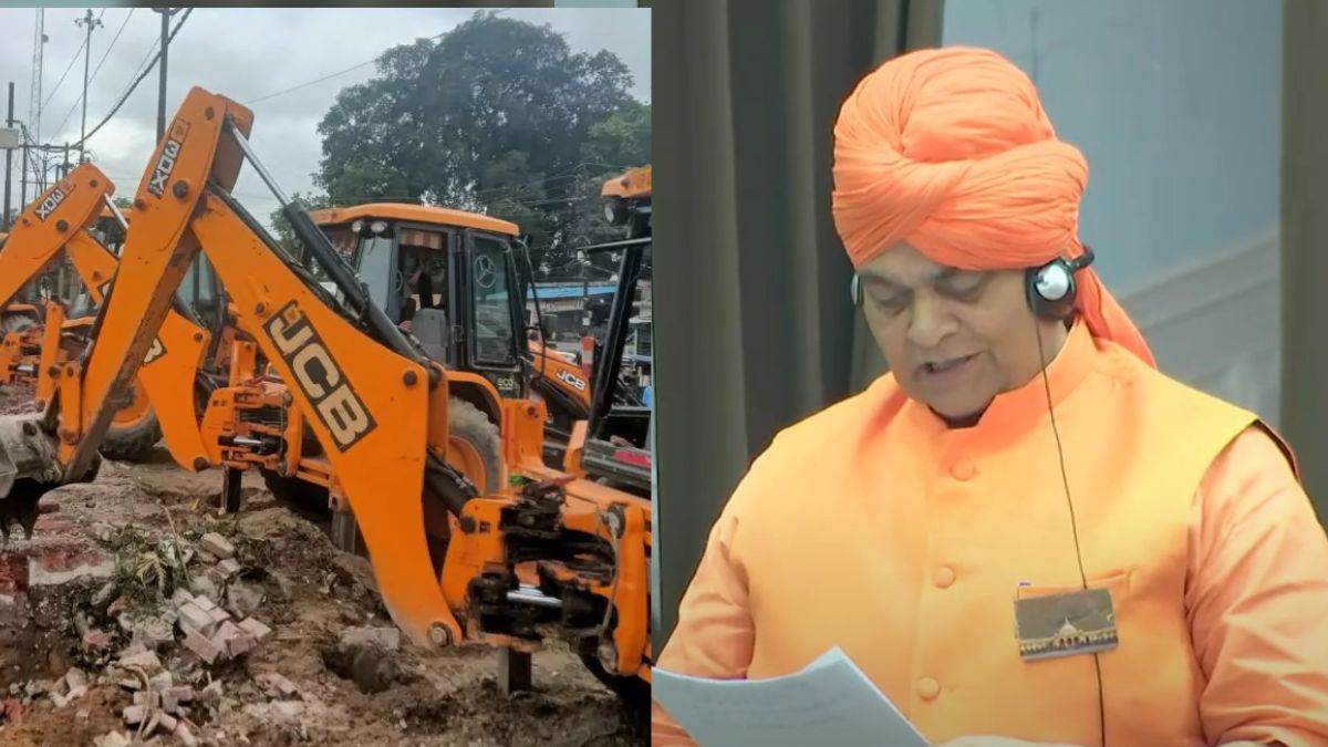 swami omvesh statement why samajwadi party mla want to become the driver of yogi adityanath bulldozer said this in up legislative assembly