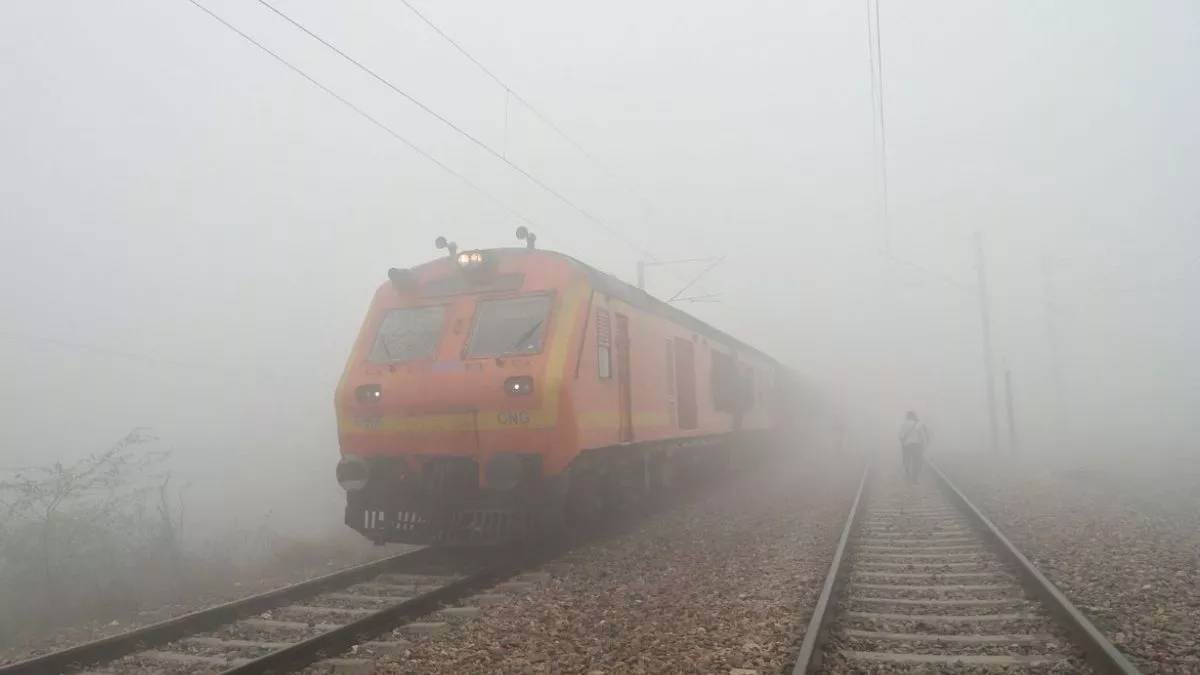 fog disrupts train schedules in ambala railways deploys fog safe devices for safe operations