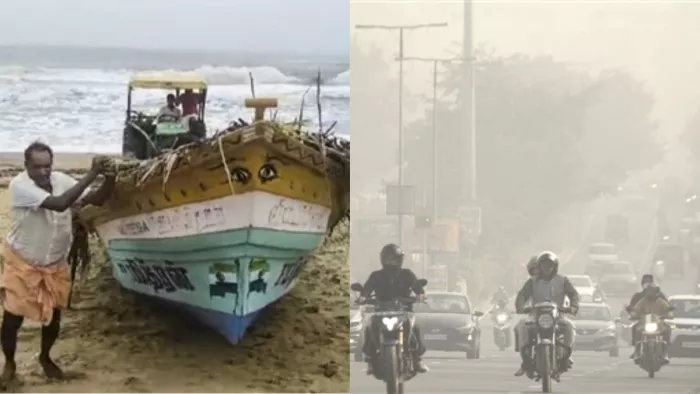 दिल्ली-एनसीआर में कोहरा, तमिलनाडु में चक्रवात 'फेंगल' के कहर की चेतावनी। (फोटो-PTI)