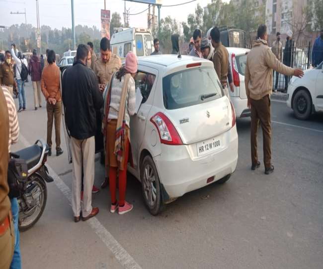 sensational incident in rohtak a woman and her live in partner murderd by bullets on road