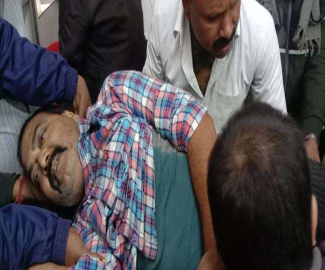 अस्‍पताल में चल रहा संजय सागर का उपचार। जागरण