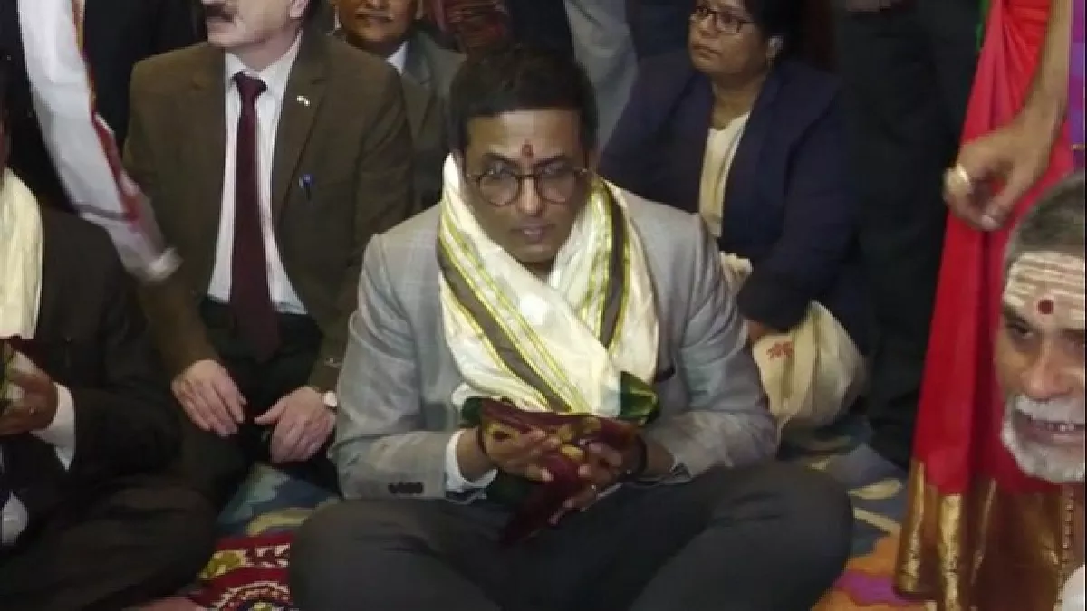 Chief Justice of India Justice DY Chandrachud visited Kanaka durga devi temple