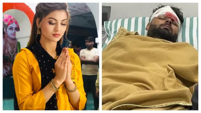 Rishabh Pant Accident: Urvashi Rautela was seen praying after Rishabh Pant