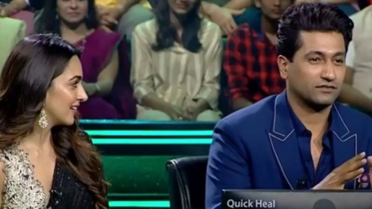 Still Image of Vicky Kaushal and Kiara Advani from Kaun Banega Crorepati 14