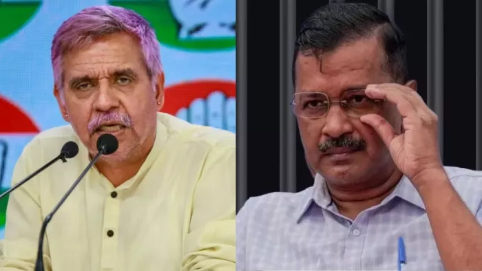 नई दिल्ली सीट पर अरविंद केजरीवाल के सामने संदीप दीक्षित हैं कांग्रेस उम्मीदवार।