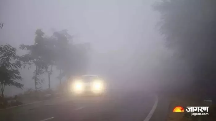 Weather Update UP: यूपी में कोहरे का असर दिख रहा है। जागरण