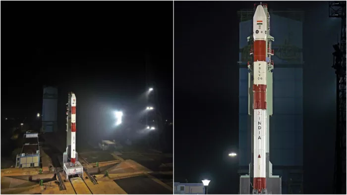 इसरो ने स्पैडेक्स मिशन लॉन्च कर दिया है। (Photo- X/ISRO)