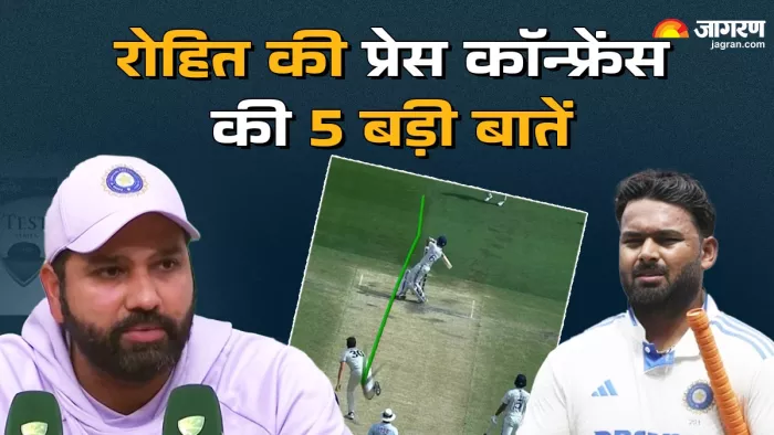 Rohit Sharma ने Press Conference में यशस्वी के विकेट से लेकर पंत के खराब शॉट पर क्या-क्या कहा?