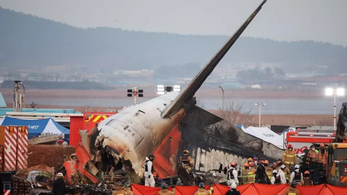 South Korea Plane Crash साउथ कोरिया विमान हादसे के बाद बोइंग फिर सवालों के घेरे में। (फोटो- रायटर)
