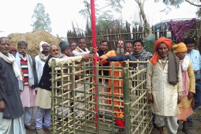 भगैत महासम्मेलन की तैयारी को लेकर हुआ ध्वजारोहण Bihar Supaul local