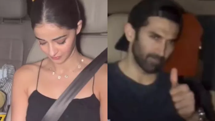 Ananya pande: Bollywood's newly rumored couple spotted in matching dress at Karan's party, pictures surfaced