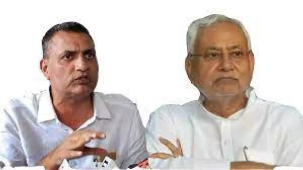 राजद विधायक व पूर्व कृषि मंत्री सुधाकर सिंह और सीएम नीतीश कुमार
