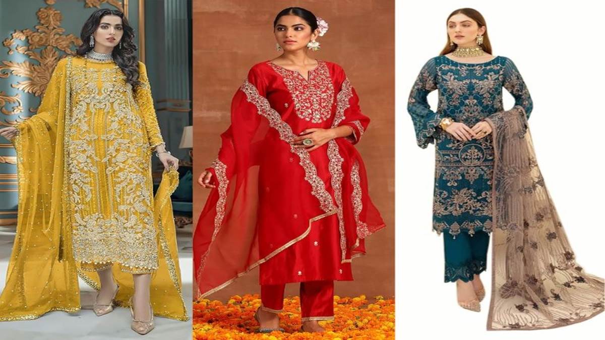 Wholesale price ladies Pakistani Suits, Salwar Kameez, Pakistani Dress. Buy  in bulk range of women Pakistani suits at low price from Indian website  Wholesale Textile.