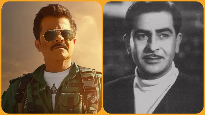 Anil Kapoor and Raj Kapoor. Photo- Instagram