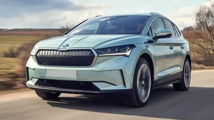 Skoda Enyaq iV को Bharat Mobility Global Expo 2024 में पेश किया जाएगा।