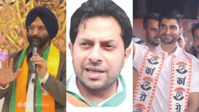 मनजिंदर सिंह सिरसा, मनमोहन भड़ाना व अर्जुन भड़ाना, हरियाणा के उम्मीदवार, दिल्ली के रण में ठोक रहे ताल।