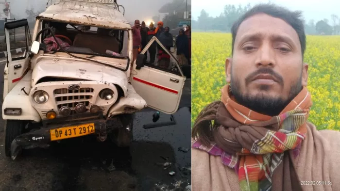 सड़क हादसे में एक श्रद्धालु की मौत हो गई है। जागरण