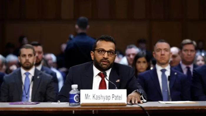 Kash Patel: सीनेट न्यायिक समिति के सामने पुष्टि सुनवाई में शामिल हुए काश पटेल (फोटो- सोशल मीडिया)
