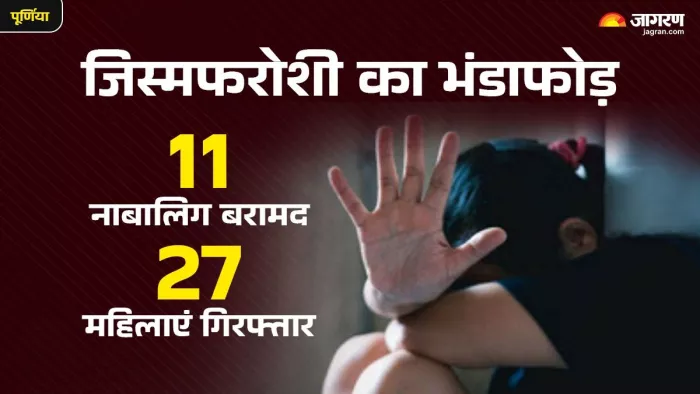 बिहार पुलिस ने जिस्मफरोशी के बड़े धंधे का किया भंडाफोड़, 11 नाबालिग बरामद। (फोटो जागरण)