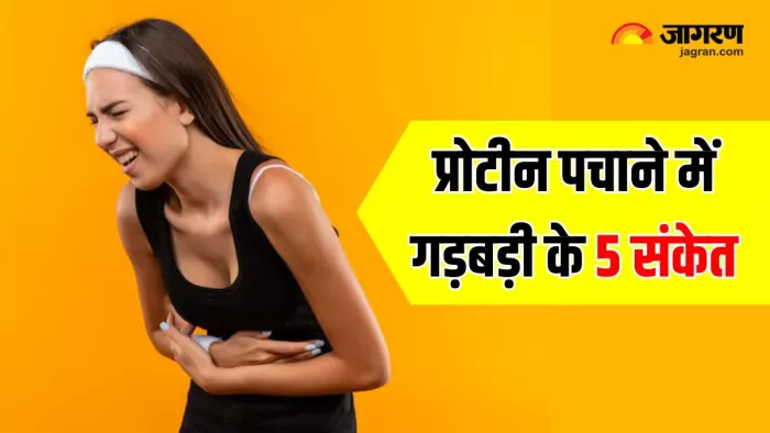 Protein Digestion: 5 संकेत, जो बताते हैं शरीर के लिए प्रोटीन को डाइजेस्ट करना हो गया है मुश्किल (Image: Freepik)