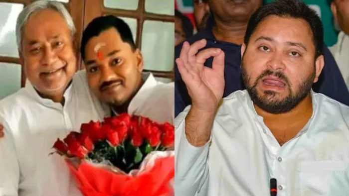 तेजस्वी यादव ने सीएम नीतीश कुमार पर कसा तंज। (फाइल फोटो)