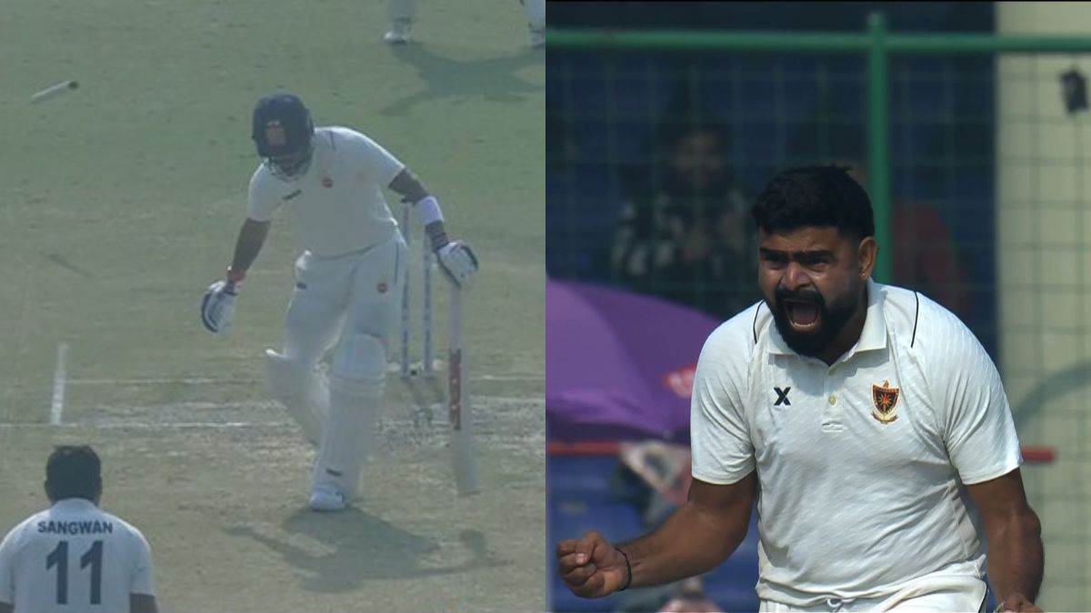 who is himanshu sangwan a bowler bowled virat kohli in ranji trophy railways vs delhi