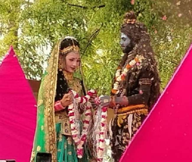 शिवली में निकाली गई शिव बरात और हुआ विवाह।