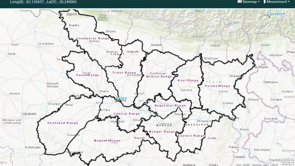 Bihar Digital GIS Map: डिजिटल नक्शे पर देखिए बिहार के वार्ड और गांव, एक क्लिक पर थाना-अस्पताल-जेल सबकी कुंडली