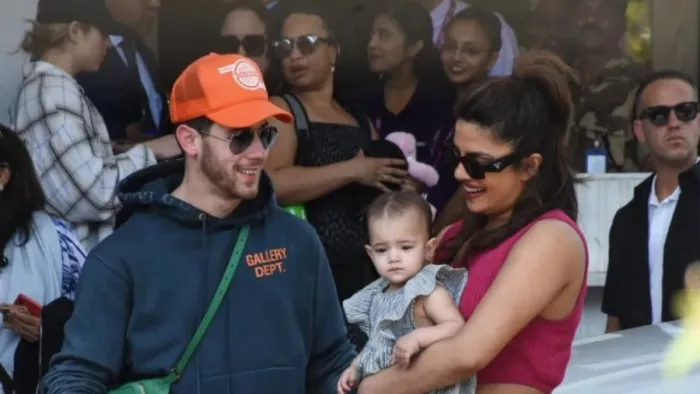 Priyanka Chopra And Nick Jonas First Time Landed In India With Daughter Malti, Instagram