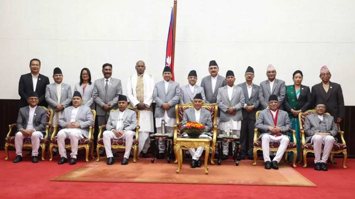 Nepal: तीन महीने में सातवीं बार प्रचंड ने किया मंत्रिमंडल का विस्तार, 10 मंत्रियों ने ली पद की शपथ
