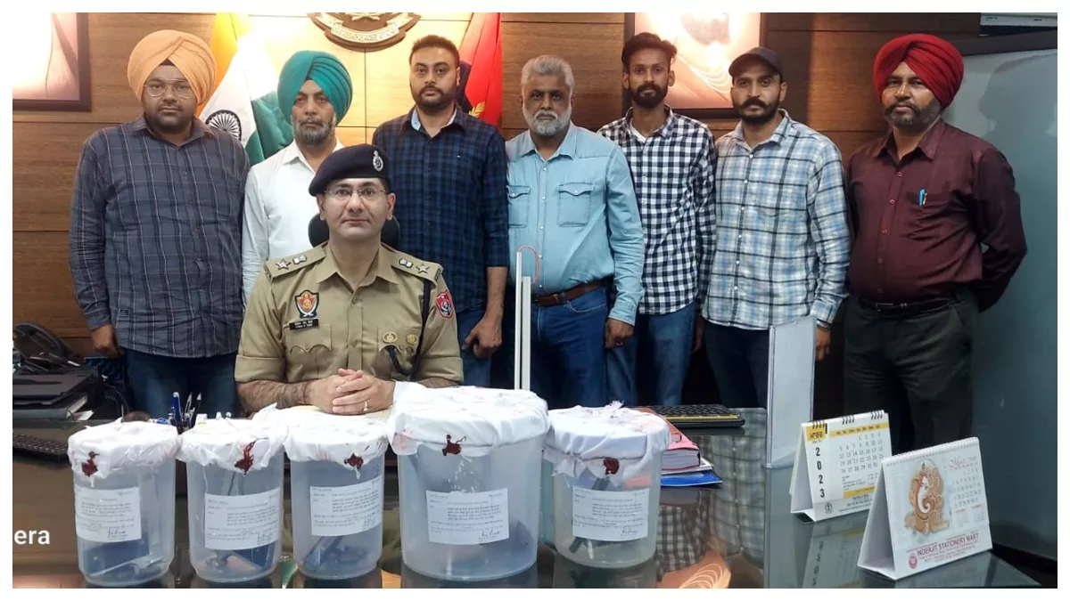 Rupnagar: जग्गू भगवानपुरिया गैंग का गुर्गा गिरफ्तार, पांच पिस्टल व कारतूस बरामद, बटाला गोलीकांड में था शामिल