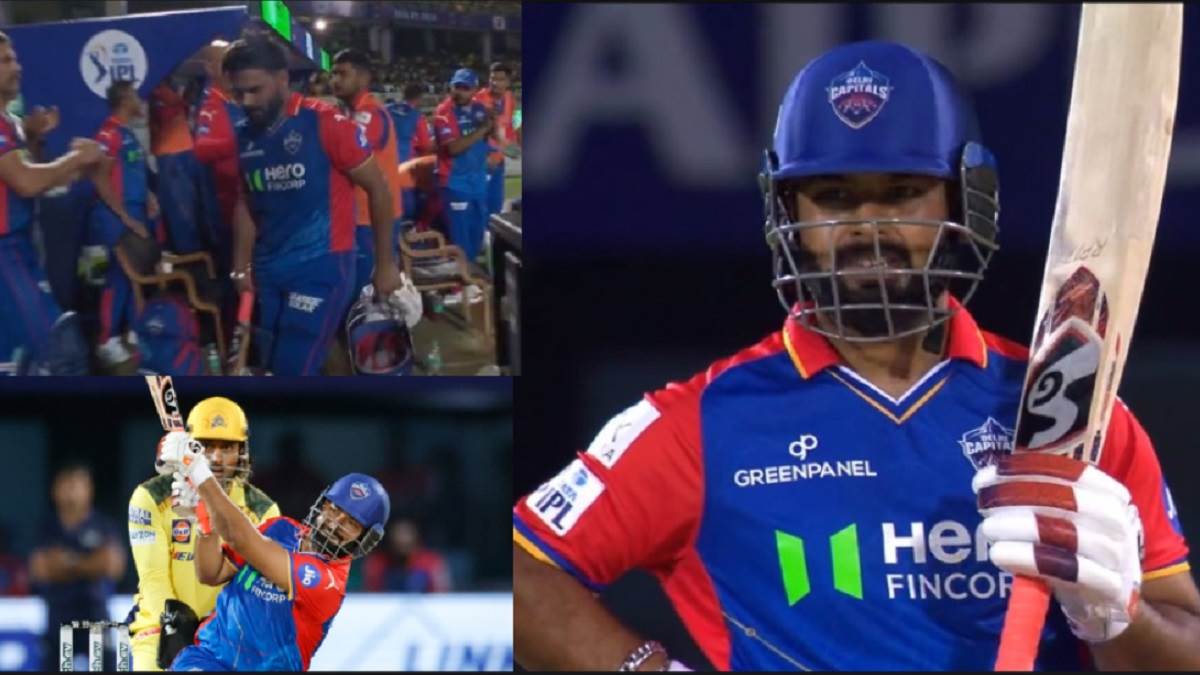 rishabh pant fifty after 465 days in ipl 2024 match dc vs csk vizag crowd gives standing ovation video viral