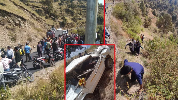 Accident in Uttarakhand: टिहरी जिले में तहसील गजा के दुवाकोटी के पास एक टाटा सूमो खाई में गिर गई।
