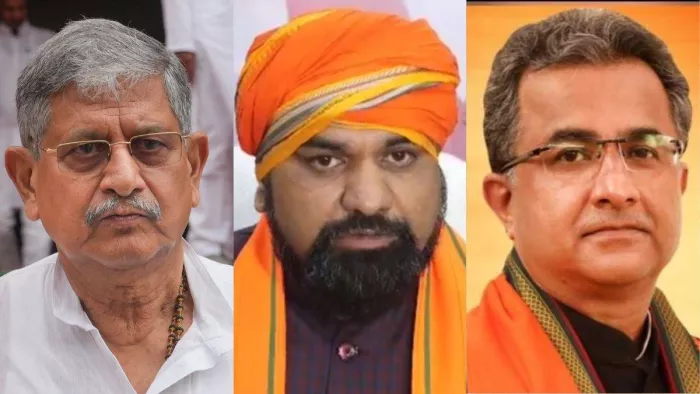 मधुबनी में मीटिंग के लिए पहुंचे NDA के तीन बड़े नेता