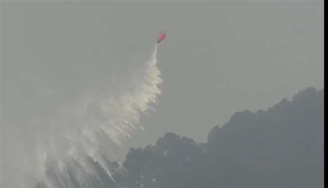 iaf joins fire fighting operation as forest blaze rages in udhampur district