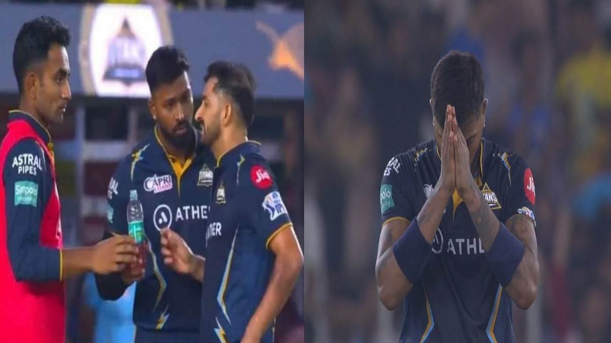 hardik pandya and coach breaks mohit sharma momentum before last two balls of ipl 2023 final csk vs gt