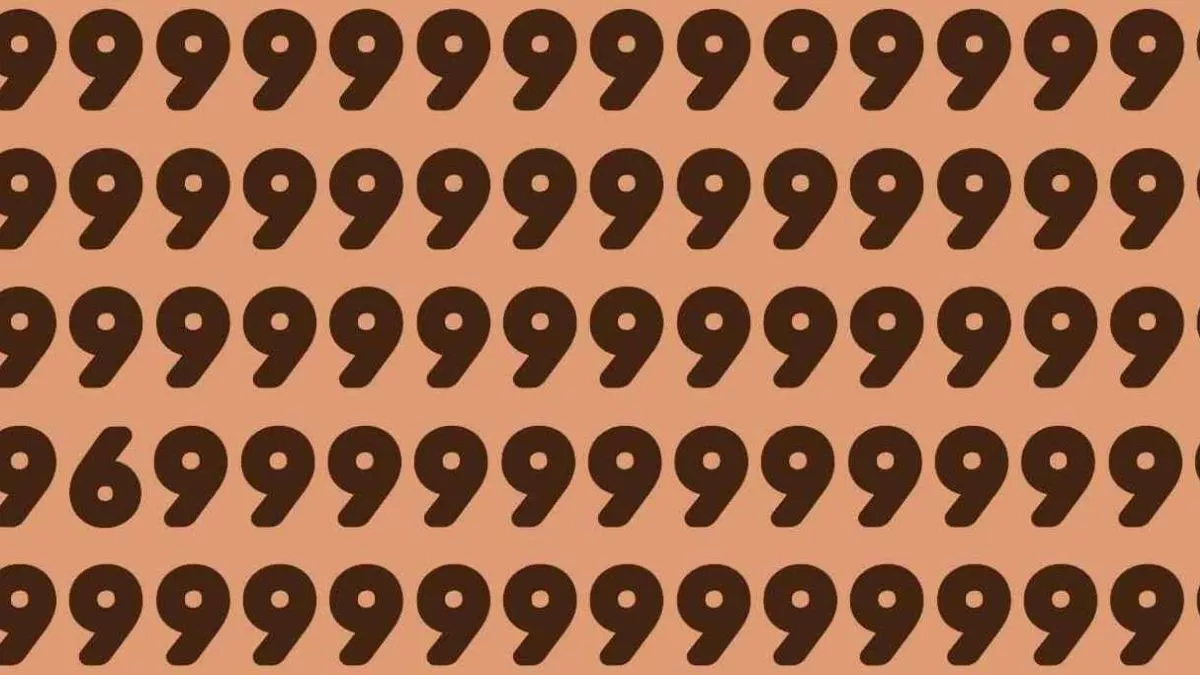 Optical Illusion: क्या आप 3 सेकंड में तस्वीर में छिपे 6 नंबर को ढूंढ़ सकते हैं?