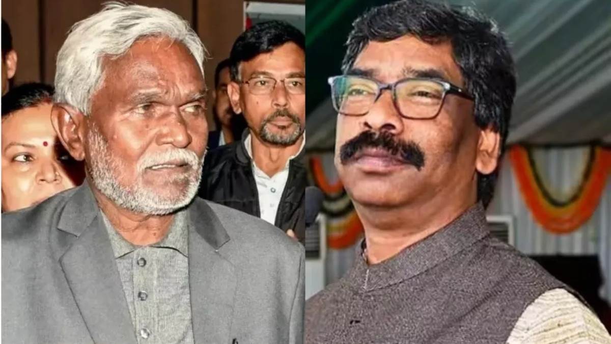 होटवार जेल में हेमंत सोरेन से मिले झारखंड के मुख्यमंत्री चंपई सोरेन, इन अहम  मुद्दों पर हुई चर्चा - CM Champai met Hemant Soren in Hotwar Jail discussed  on important issues