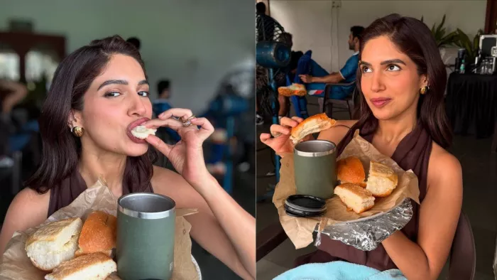 भूमि को बेहद पसंद है चाय के साथ बन मस्का। (Image Credit- Instagram)
