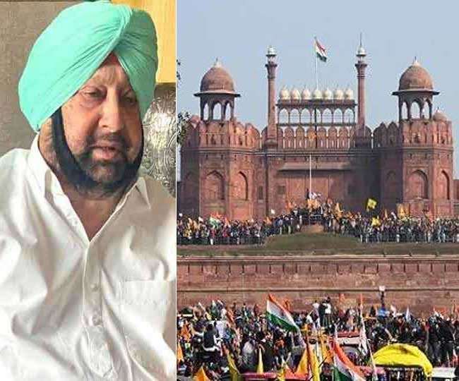 कैप्टन अमरिंदर सरकार लाल किला हिंसा के आरोपित किसानों को कानूनी सहायता देगी। (फाइल फोटो)