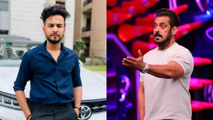 File Photo of Elvish Yadav and Salman Khan