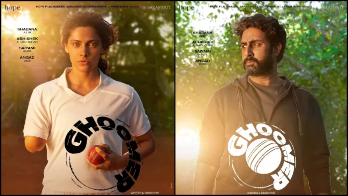 Abhishek Bachchan Saiyami Kher Starrer Movie Ghoomar Motion Poster. Photo- Twitter