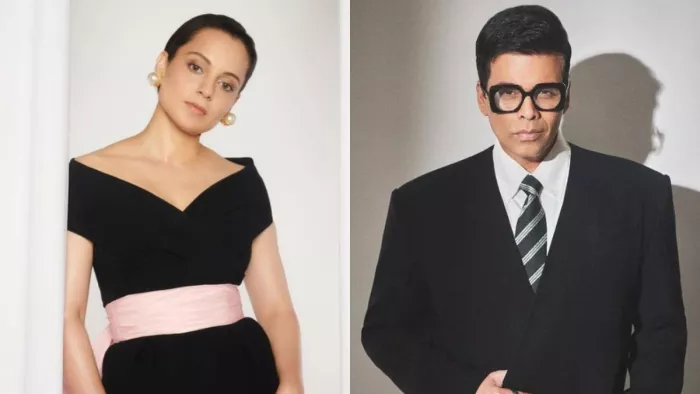 File Photo of Kangana Ranaut and Karan Johar