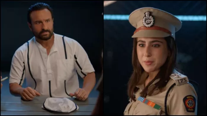 Sara Ali Khan as police officer gave her father Saif Ali Khan a lesson. photo-Instagram